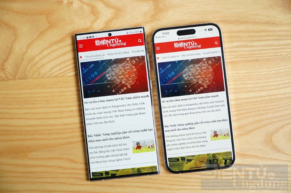 samsung galaxy s23 ultra iphone 14 pro max ky phung dich thu