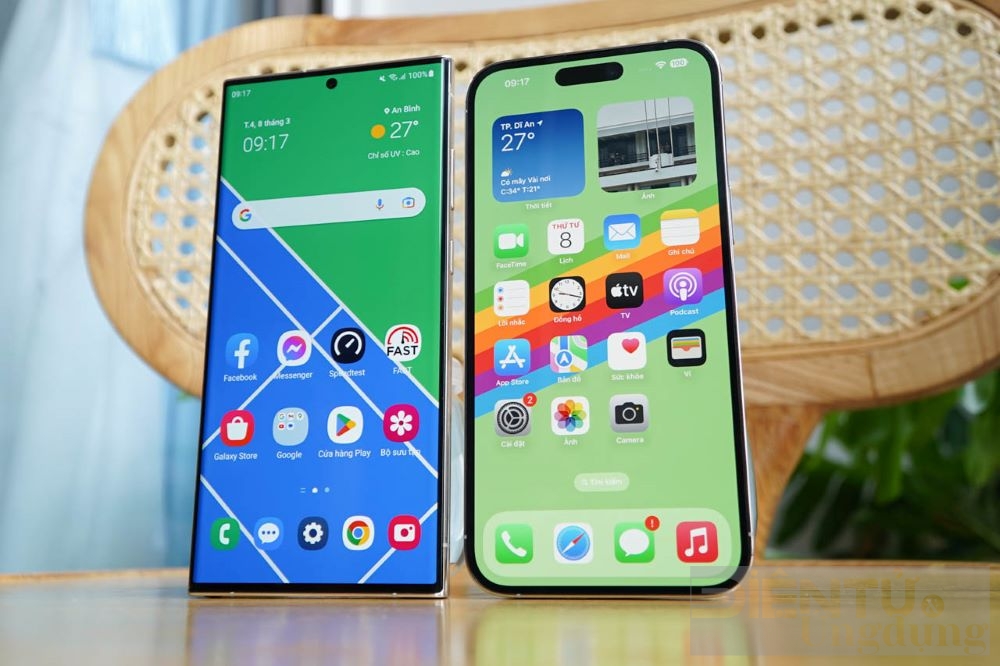 samsung galaxy s23 ultra iphone 14 pro max ky phung dich thu