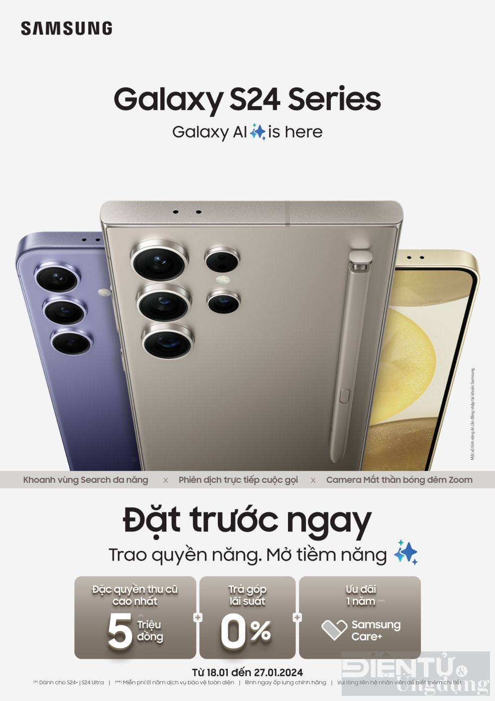 samsung galaxy s24 series chinh thuc ra mat