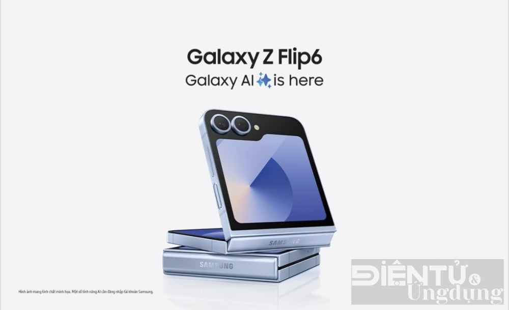 samsung galaxy z flip6 qua hitech cho quy co
