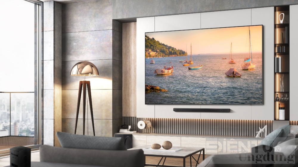 samsung mo rong danh muc tv co lon bang mau tv 98inch