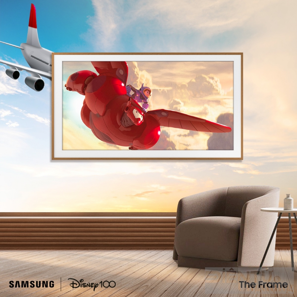 samsung ra mat phien ban the frame disney100