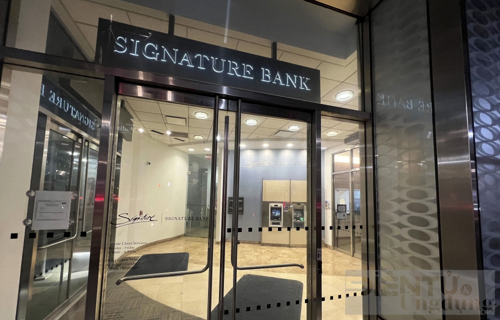 Sau SVB, đến lượt ngân hàng tiền ảo Signature Bank đóng cửa