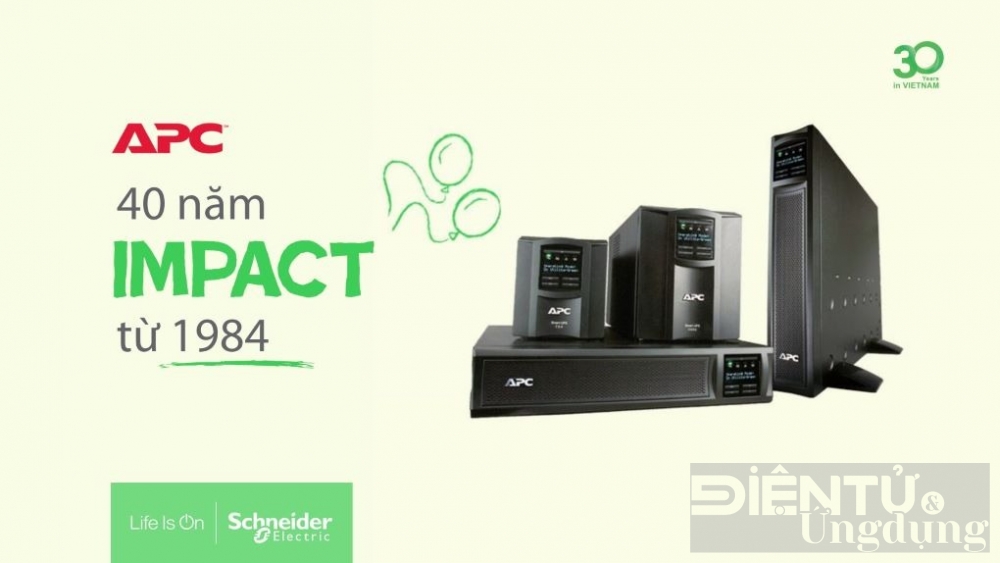 schneider electric ky niem 40 nam ra doi apc ups dau tien