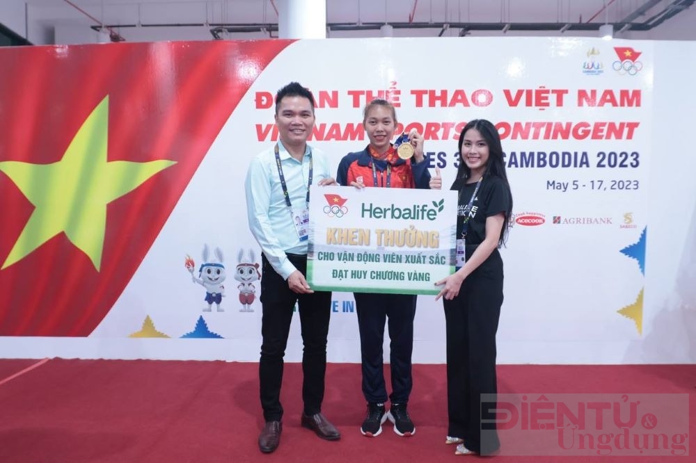 sea games 32 herbalife thuong nong cho cac vdv dat huy chuong vang