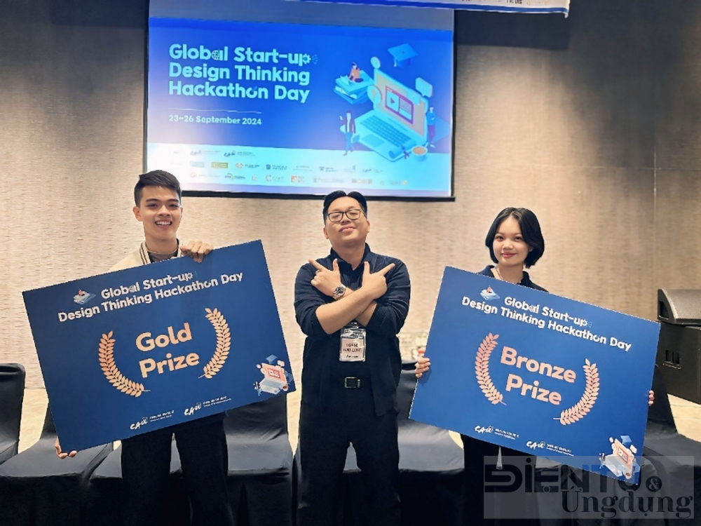 sinh vien viet nam toa sang tai global start up design thinking hackathon 2024