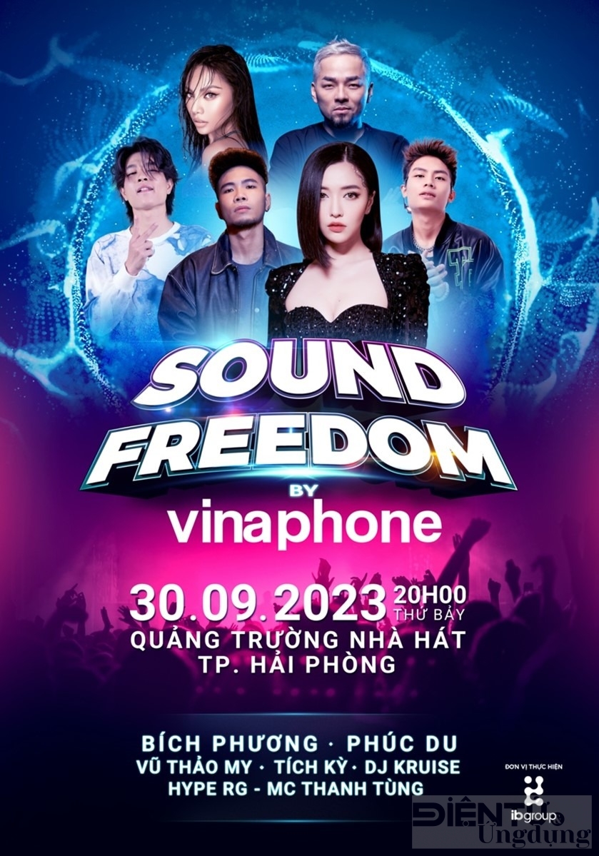 sound freedom by vinaphone se dien ra tai nhieu tinh thanh tren ca nuoc