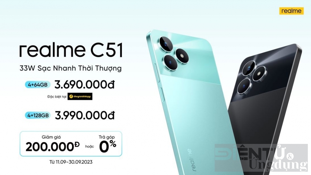 thanh vien moi cua dong realme c series so huu sac nhanh 33w gia chi 369 trieu dong