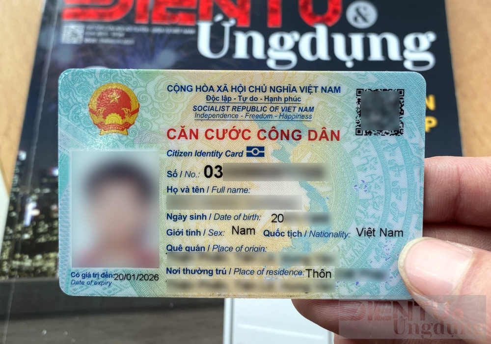 Thông tin tích hợp vào CCCD có giá trị sử dụng tương đương giấy tờ khác