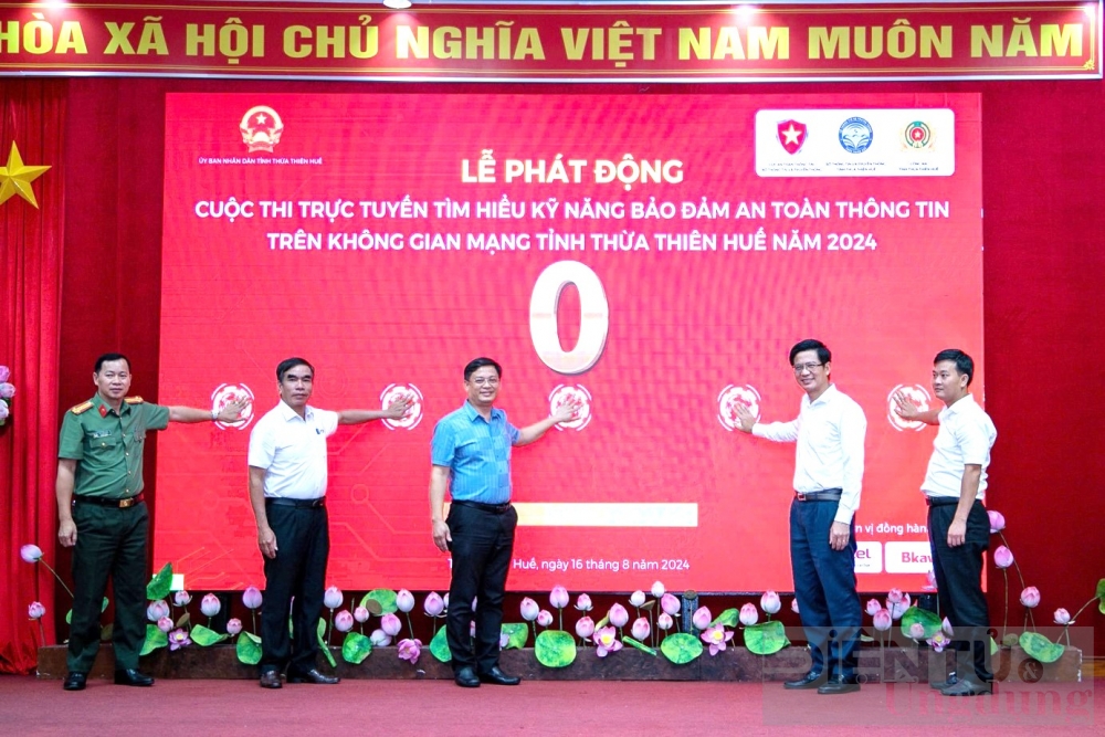 Thừa Thiên Huế phát động cuộc thi nâng cao nhận thức về an toàn thông tin mạng năm 2024