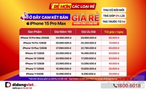 Giá iPhone giảm mạnh