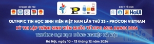 Hơn 700 sinh viên tranh tài tại Olympic Tin học Sinh viên Việt Nam lần thứ 33, Procon và ICPC Asia Hanoi 2024