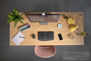 Logitech Wave Keys, bàn phím thiết kế công thái học độc đáo dành cho dân sáng tạo