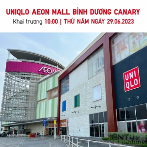 UNIQLO Aeon Mall Bình Dương Canary chính thức khai trương