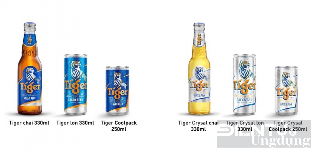 tiger beer ra mat bo nhan dien thuong hieu moi