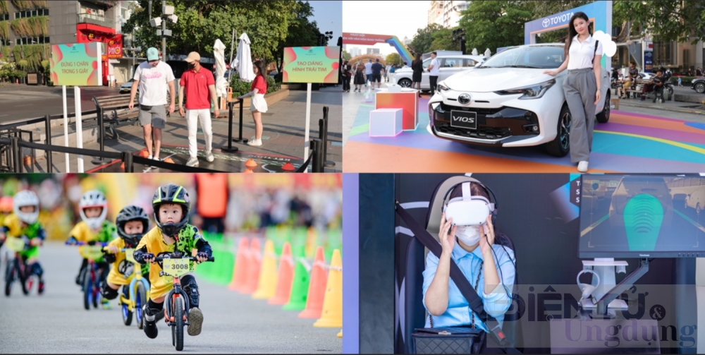 toyota carnival co hoi lai thu xe tren duong dua f1 ha noi