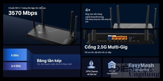 TP-Link ra mắt Router Wi-Fi 7 đầu tiên tại Việt Nam