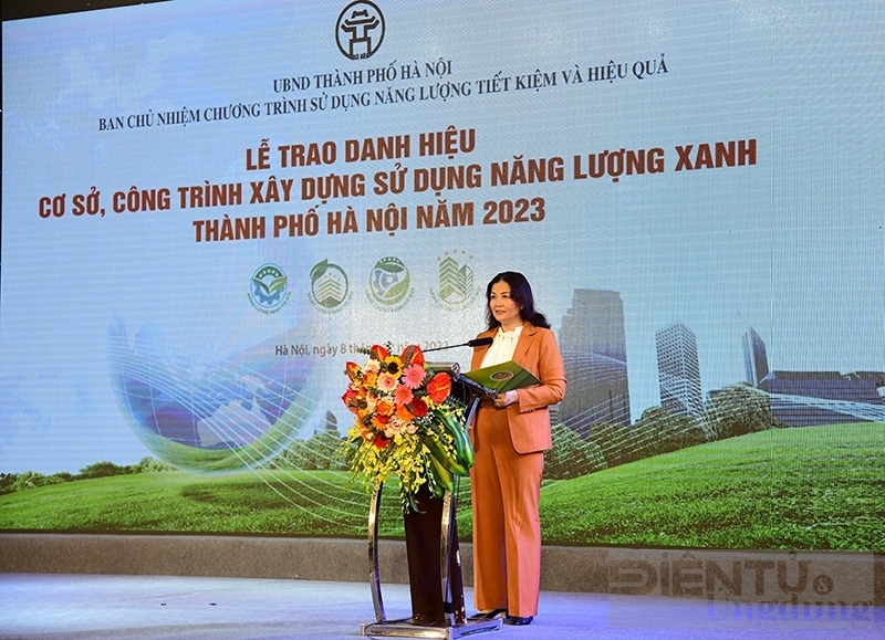 trao danh hieu cho 66 co so cong trinh su dung nang luong xanh nam 2023