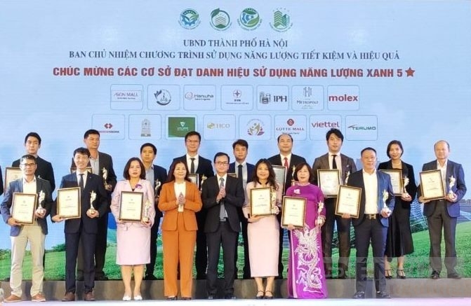 trao danh hieu cho 66 co so cong trinh su dung nang luong xanh nam 2023