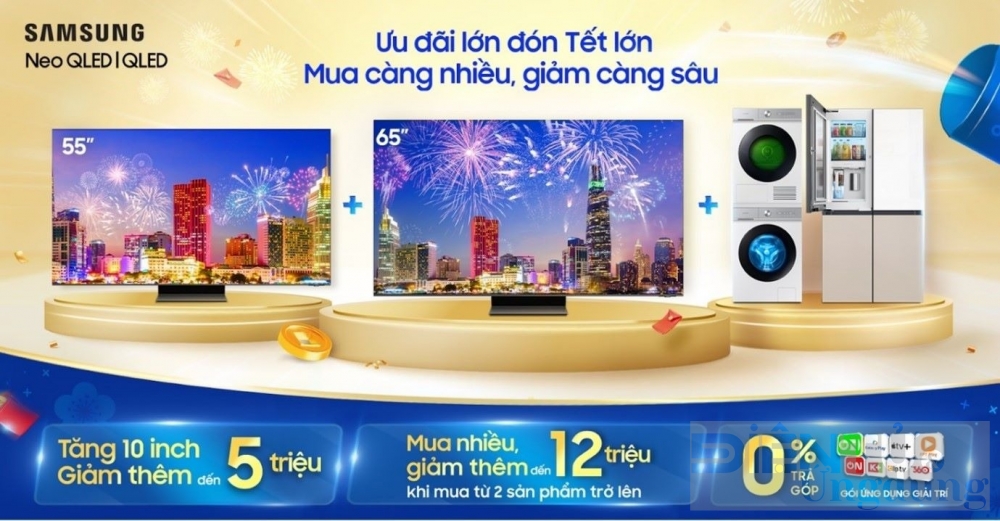 tri an khach hang samsung tung ra chuong trinh mua cang nhieu giam cang sau