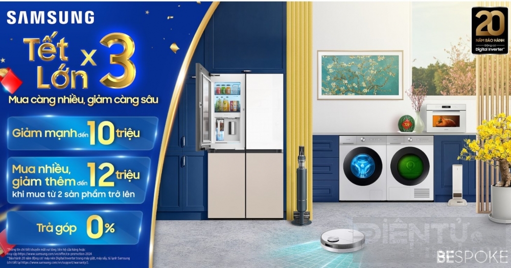 tri an khach hang samsung tung ra chuong trinh mua cang nhieu giam cang sau