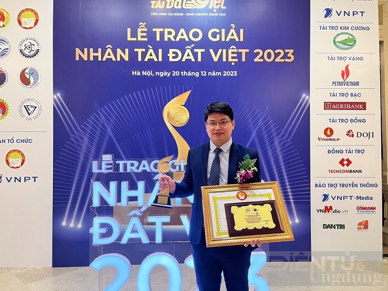 truong nhom nghien cuu truong dh phenikaa dat giai thuong nhan tai dat viet 2023