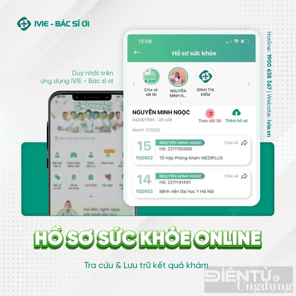 ung dung ivie bac si oi cu 30 phut lai co 200 nguoi duoc ho tro