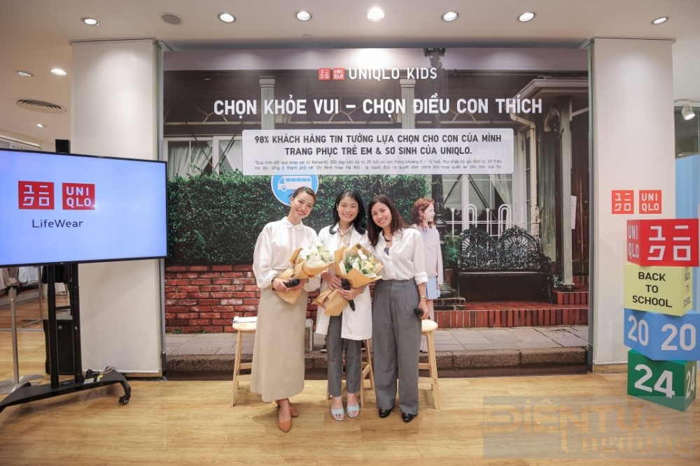 uniqlo gioi thieu dong san pham chat luong danh cho tre em