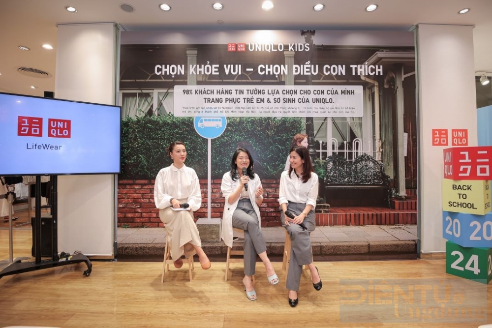 uniqlo gioi thieu dong san pham chat luong danh cho tre em
