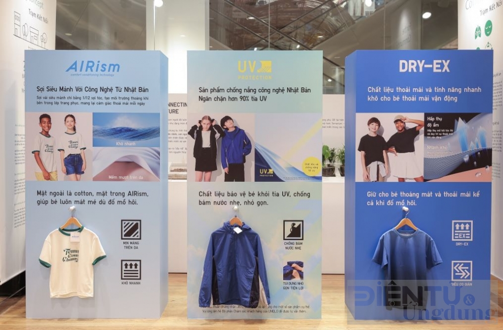 uniqlo gioi thieu dong san pham chat luong danh cho tre em
