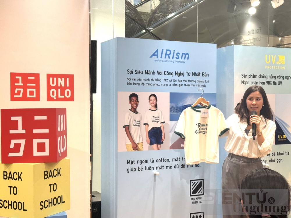 uniqlo gioi thieu dong san pham chat luong danh cho tre em