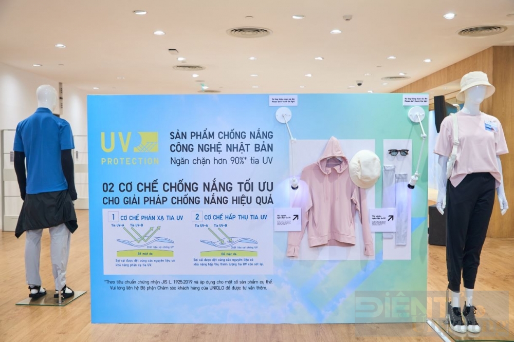 uniqlo gioi thieu loat san pham chong nang moi ngan chan hon 90 tia uv giup bao ve da toi uu