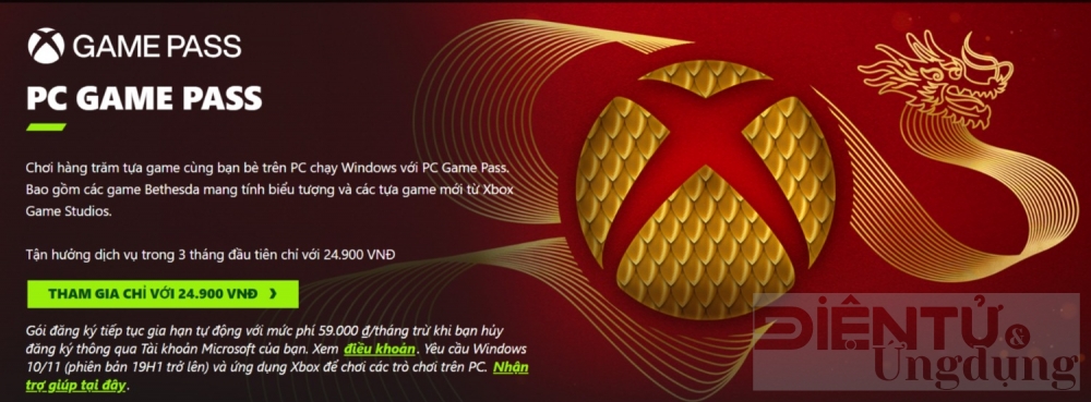 Ưu đãi độc quyền mới từ Xbox