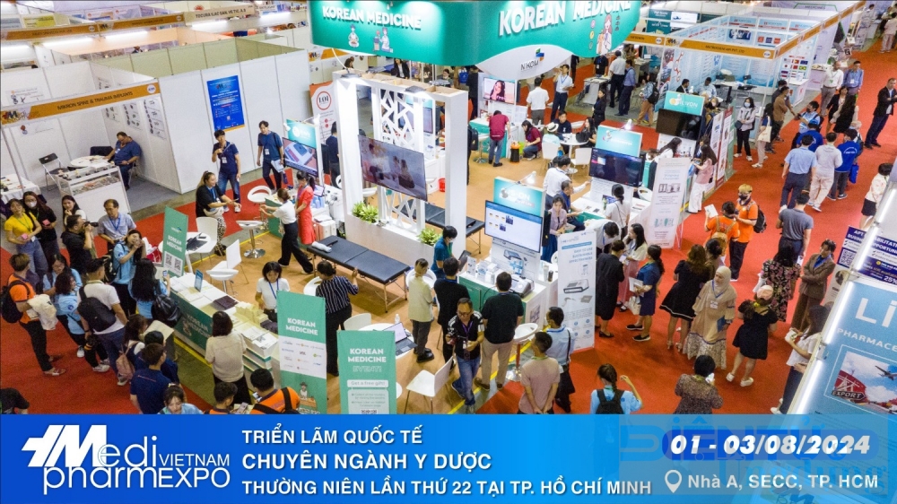 Vietnam Medipharm Expo 2024 diễn ra từ ngày 1-3/8/2024