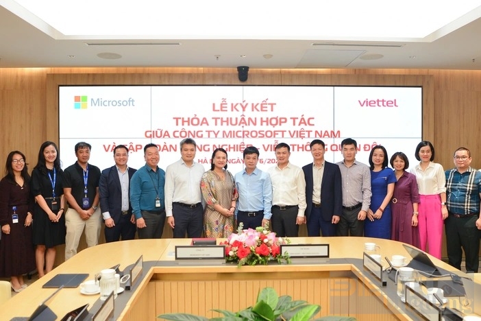 viettel va microsoft hop tac thuc day suc manh cua cloud va ai tai viet nam