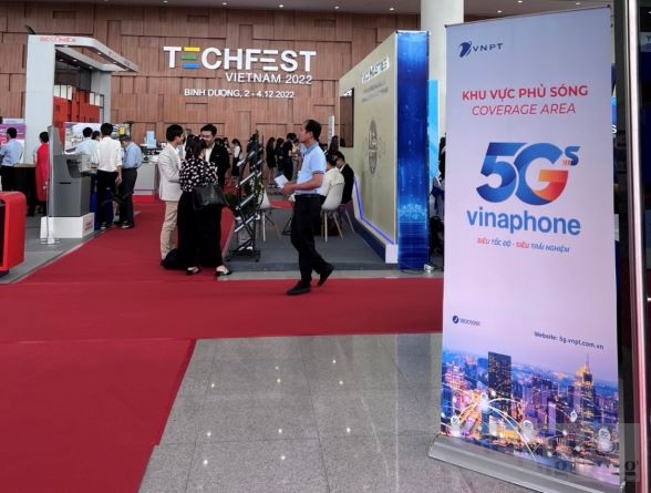 vinaphone trinh dien cong nghe 5g tai techfest viet nam 2022