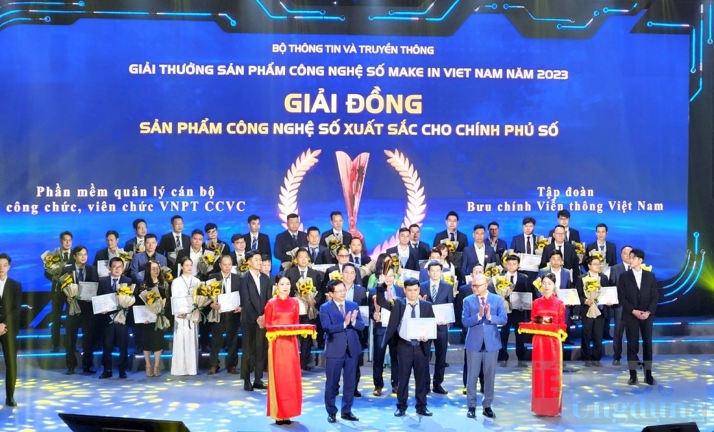 vnpt vinh du nhan 6 giai thuong tai make in vietnam 2023