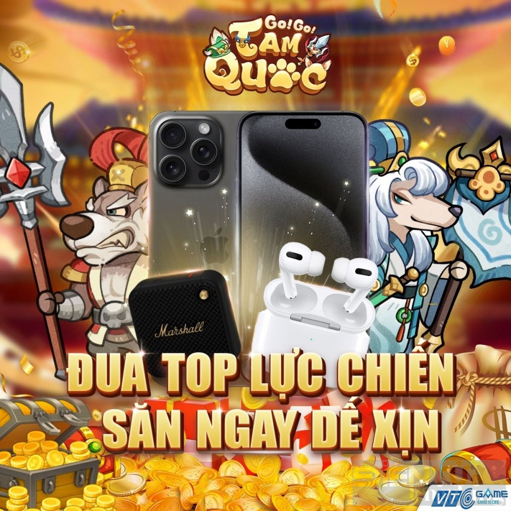 VTC game chính thức phát hành GoGo Tam Quốc với nhiều phần quà giá trị