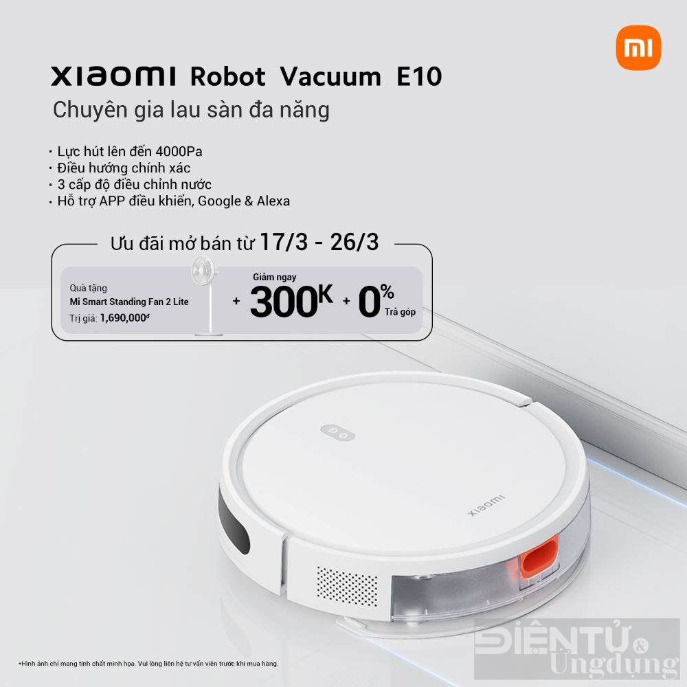 xiaomi ra mat 5 model robot hut bui thong minh danh cho nguoi dung viet