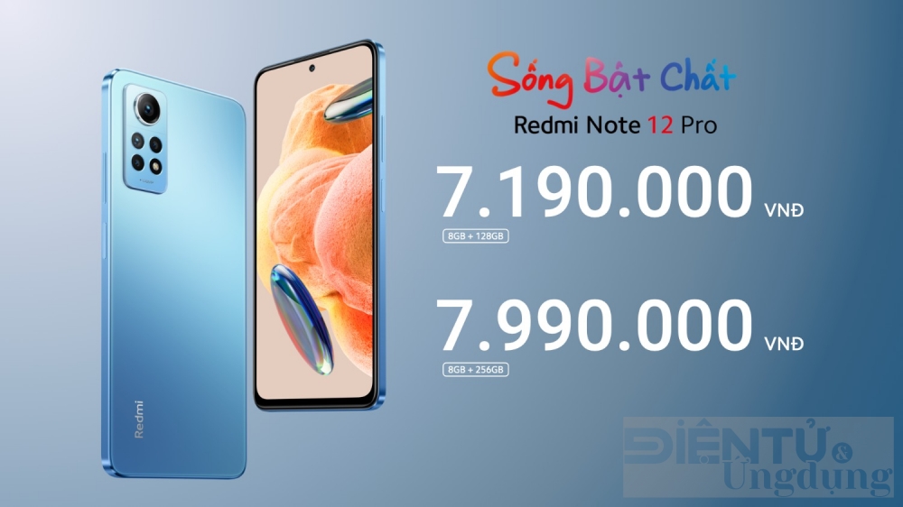 xiaomi ra mat redmi note 12s va redmi note 12 pro