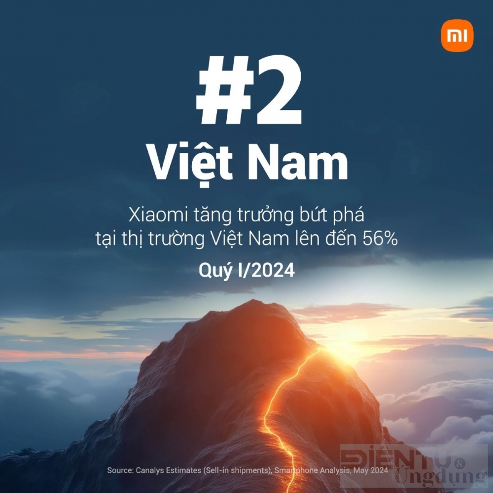Xiaomi vừa “giành” lại vị trí số 2 ở thị trường smartphone