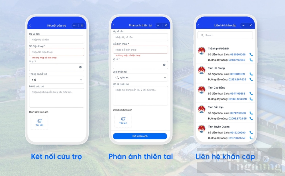 zalo mini app phong chong thien tai viet nam cong cu ho tro khan cap trong mua mua bao