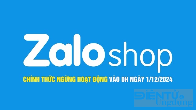 zalo shop chinh thuc ngung hoat dong cu soc lon voi cac tieu thuong online